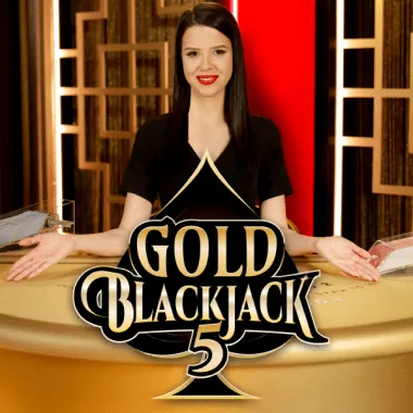 Gold Blackjack 5 game tile